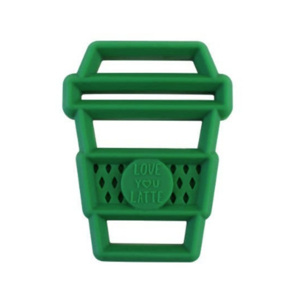 Itzy Ritzy Chew Crew Silicone Baby Teether - Latte